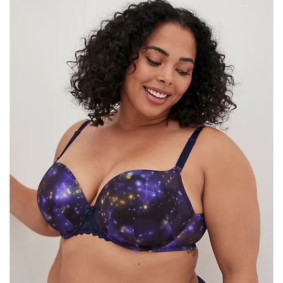 T-Shirt Push-up Print 360° Back Smoothing Bra - Picture 2 of 6